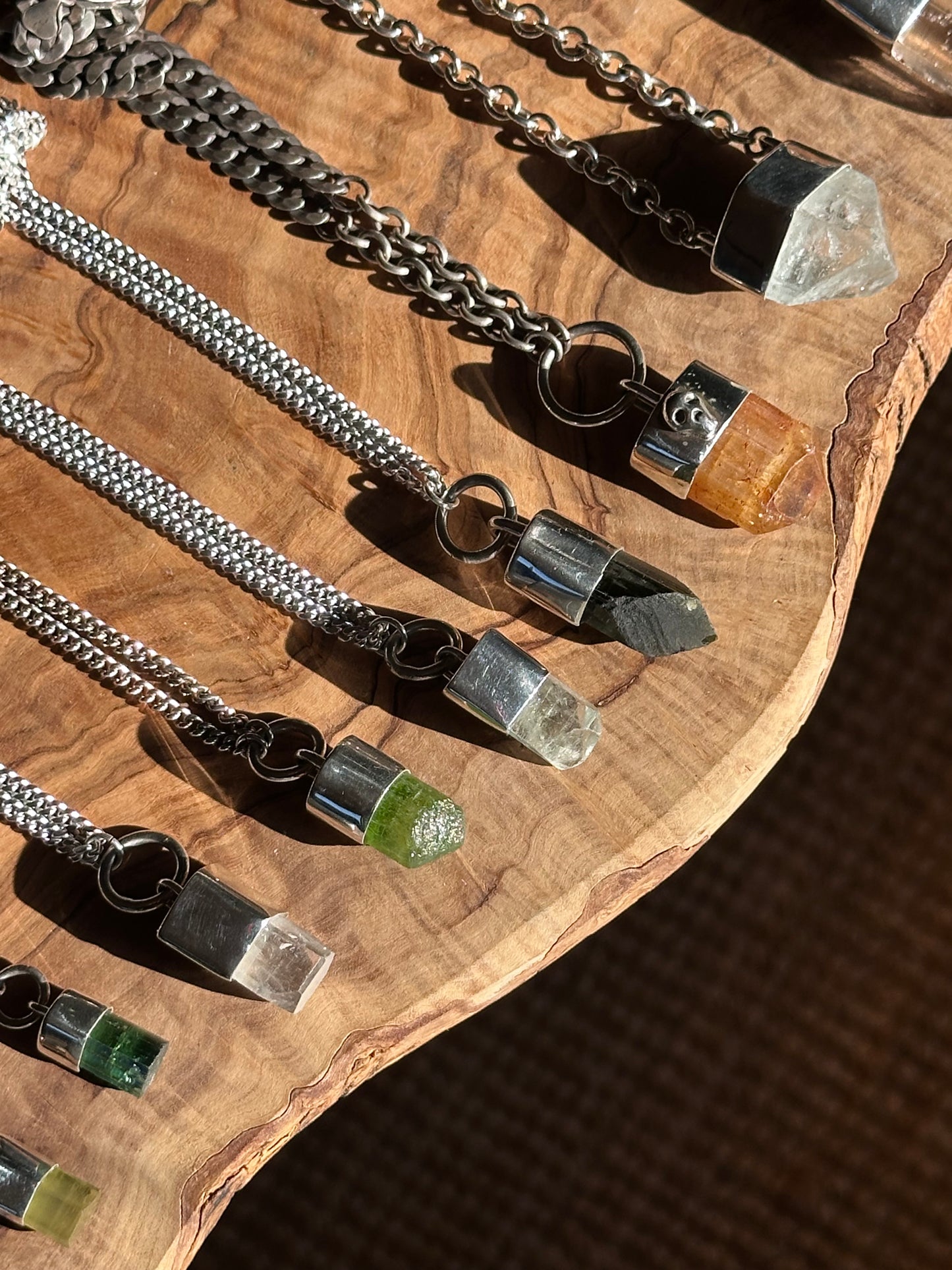 peridot crystal talisman