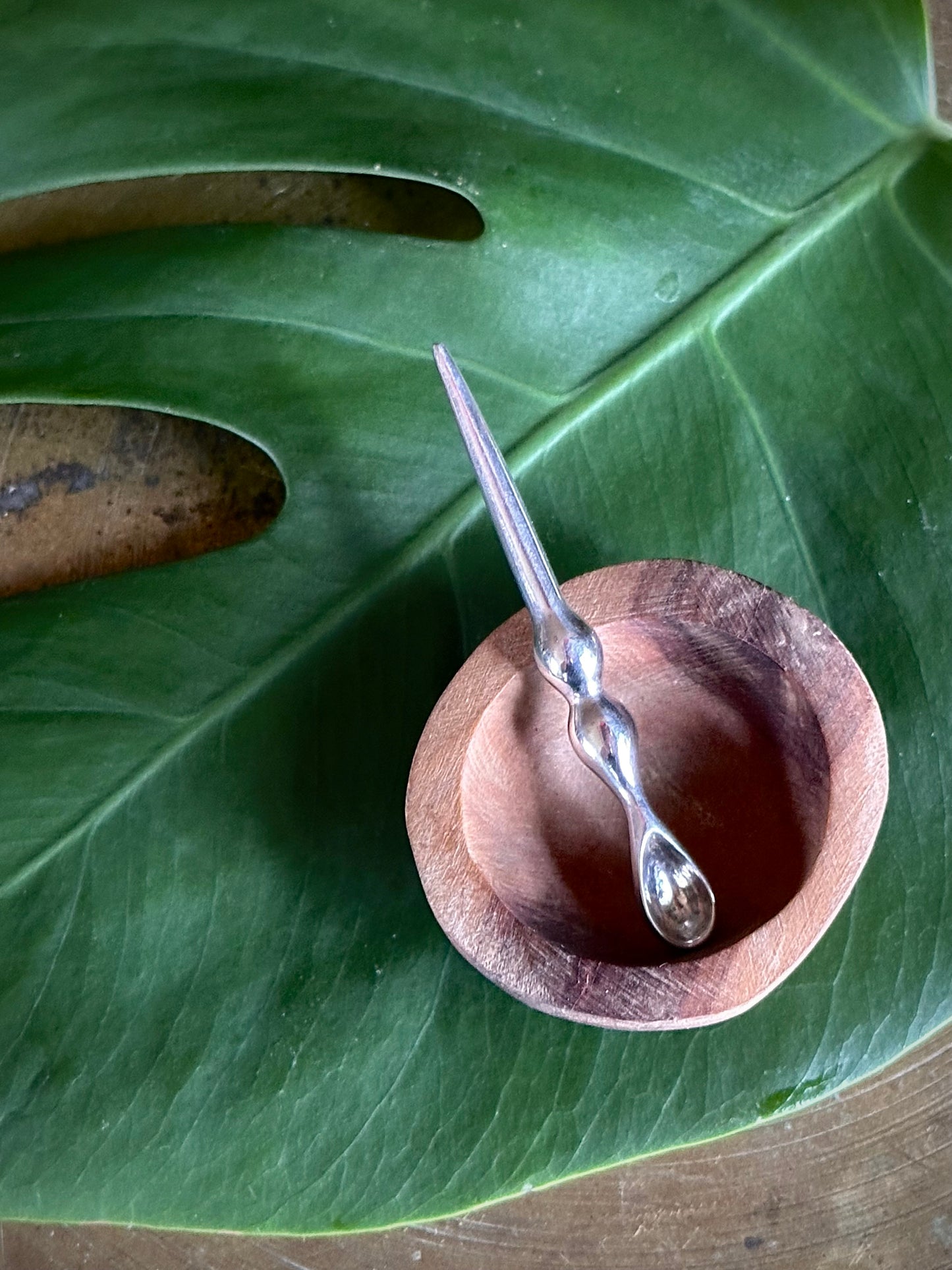 larg(er) hand-carved salt spoons