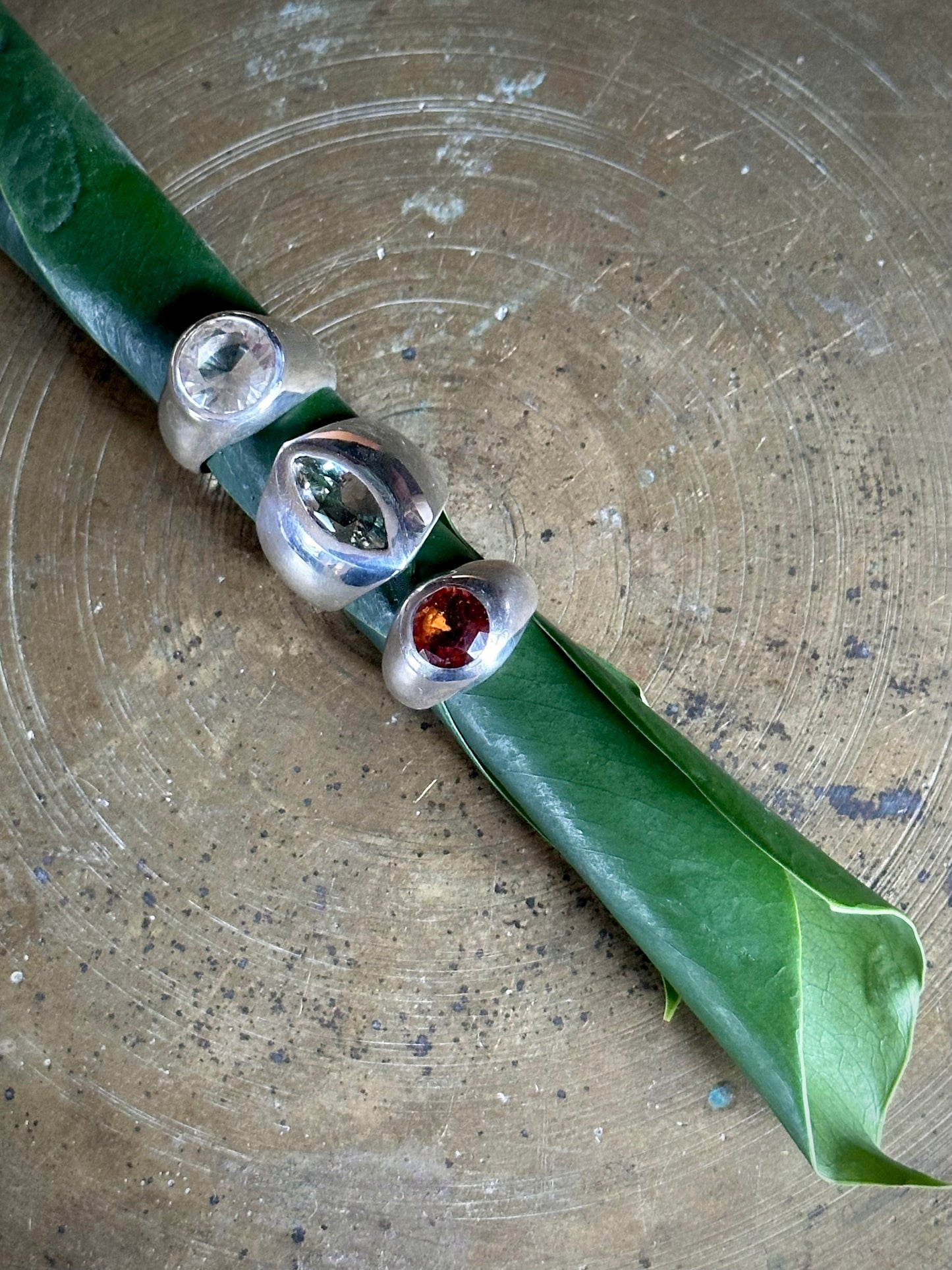 spessartine garnet ring