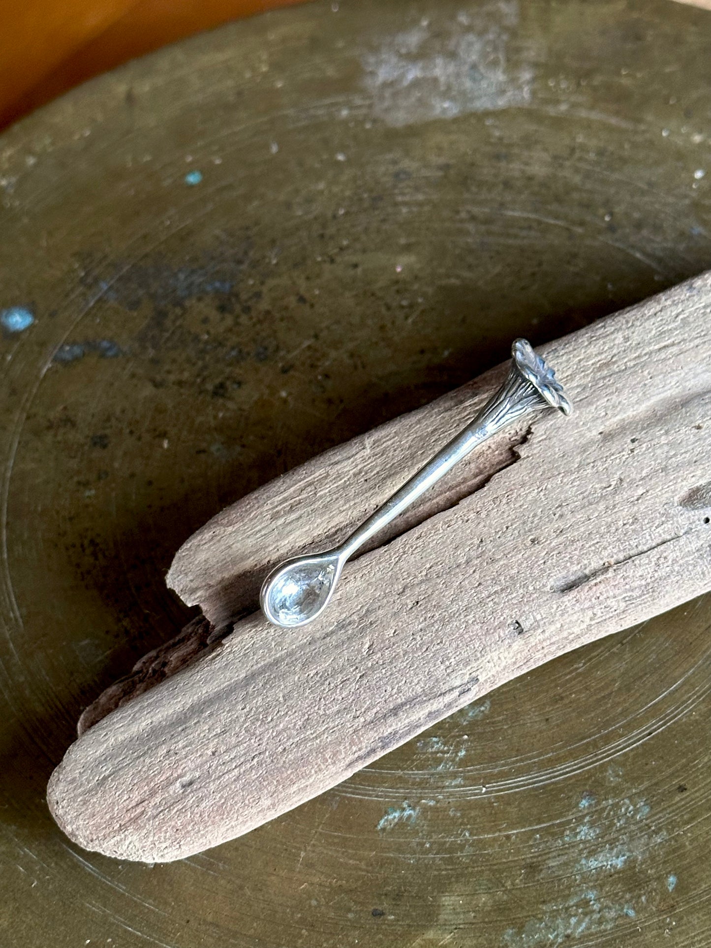 chanterelle salt spoon