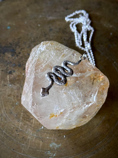 snake charm necklace