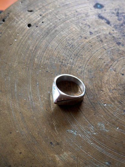 hand carved facet ring