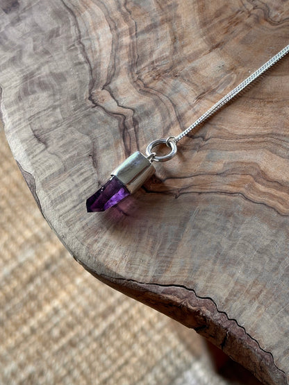 brandberg amethyst pendant