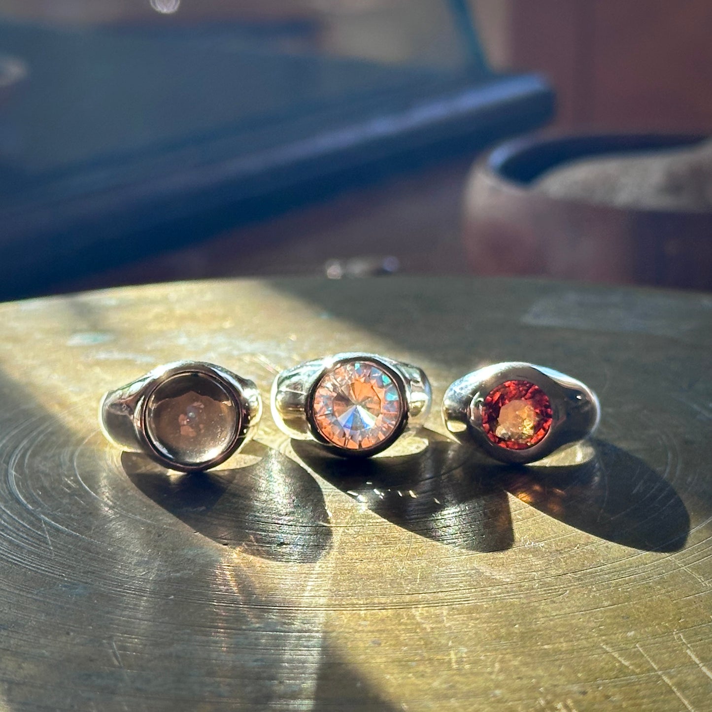 spessartine garnet ring