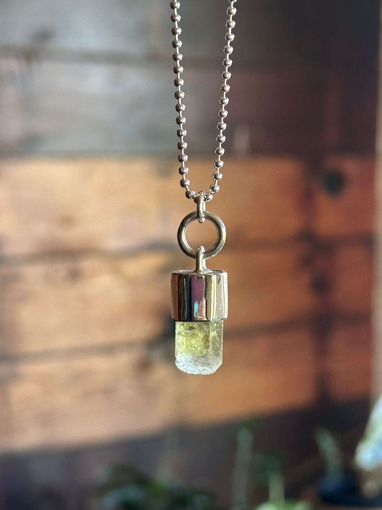 padre paraiso heliodor crystal pendant