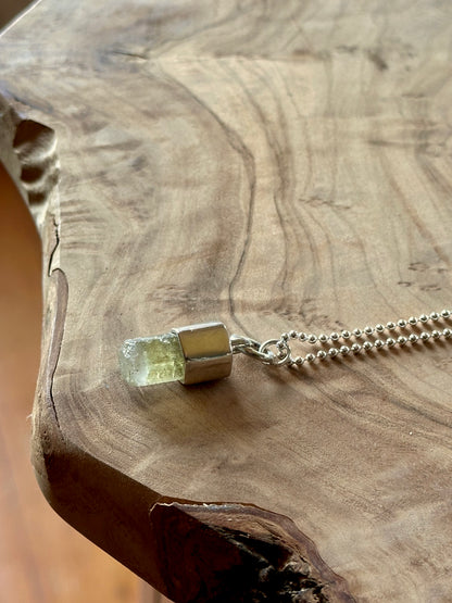 padre paraiso heliodor crystal pendant