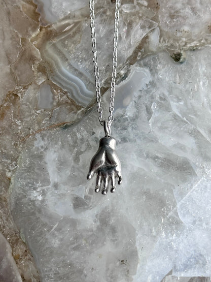 hand necklace