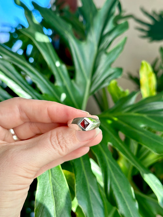 garnet ring