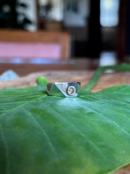 grossular garnet ring