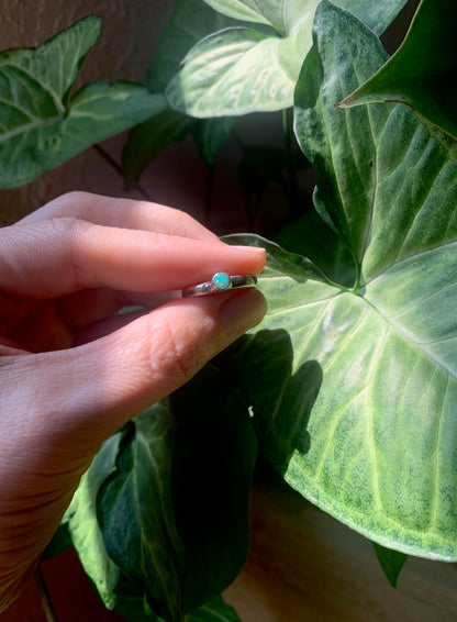 thick banded opal stacking ring