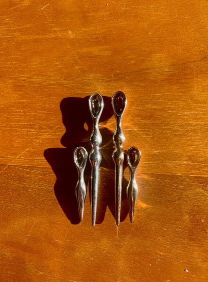 hand-carved salt spoons